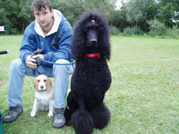 Ze cvičáku - můj agiliťácký kámoš Matěj