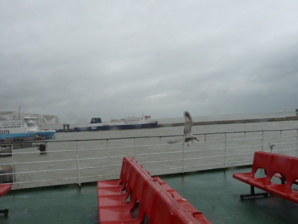 Poslední záběry z trajektu